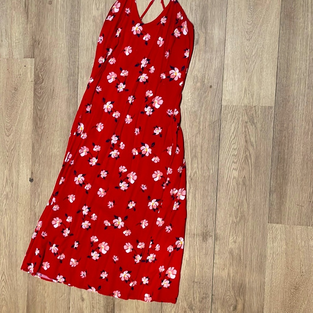 Red sundress